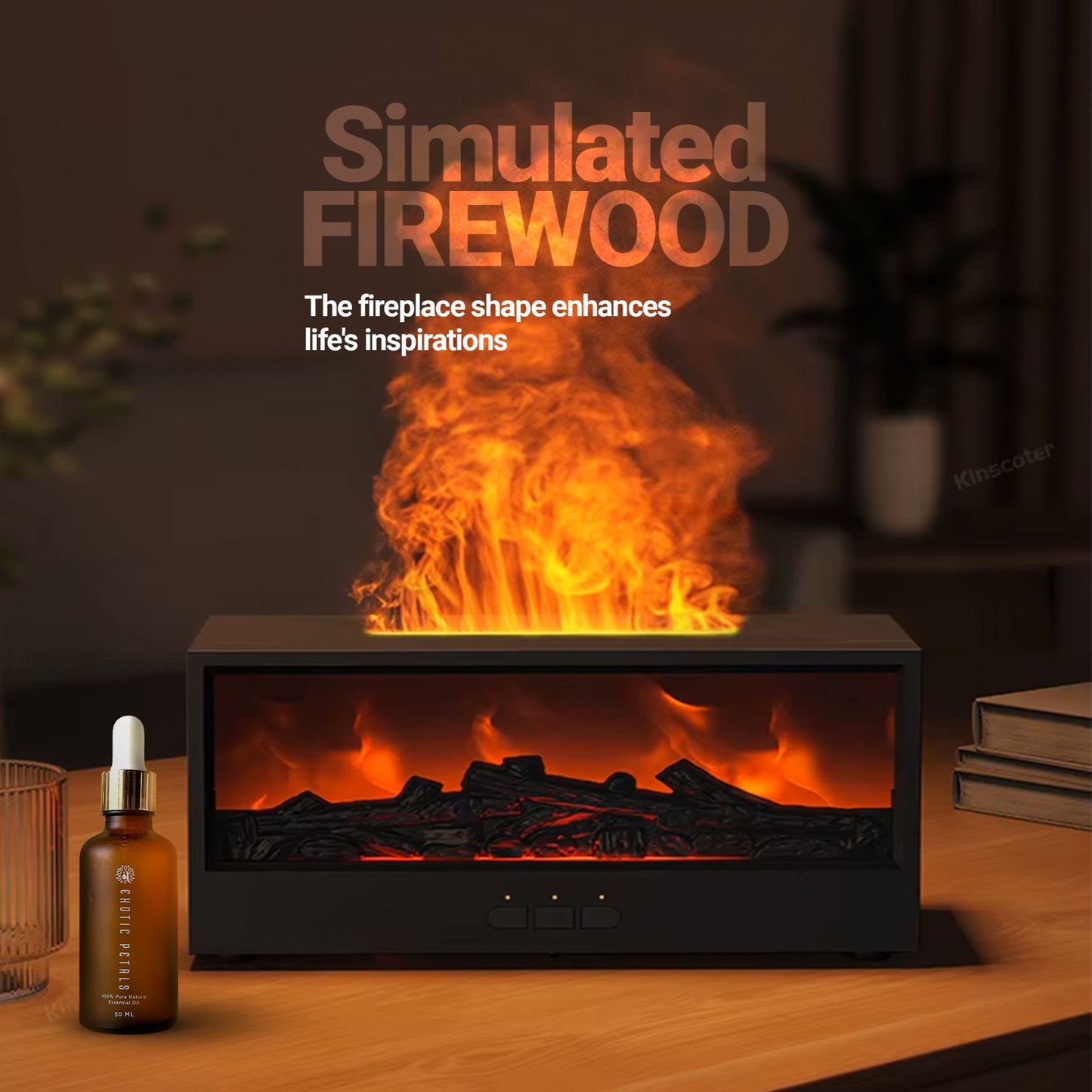 Airlys Fireplace Diffuser With 15ML Aroma Essential Oil