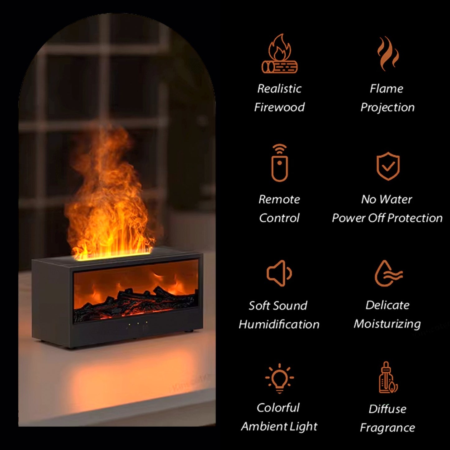 Airlys Fireplace Diffuser With 15ML Aroma Essential Oil