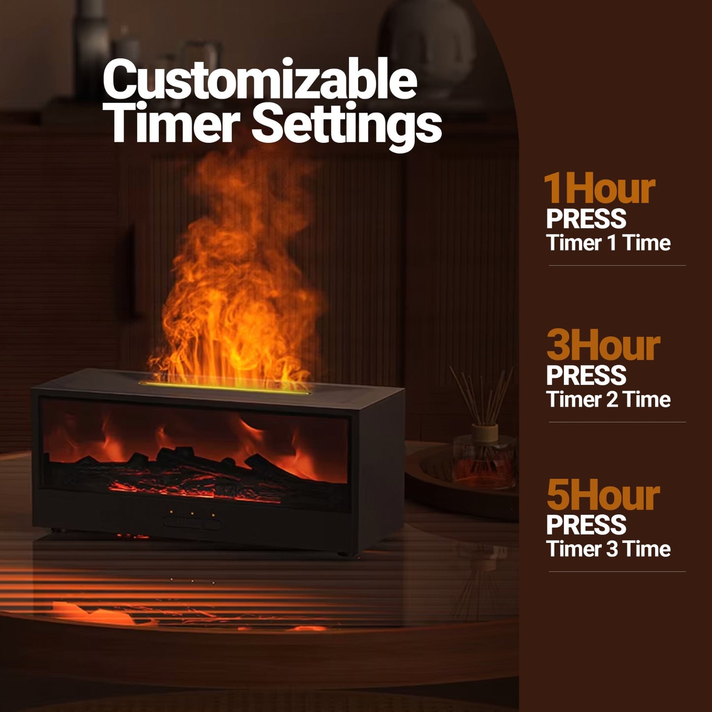 Airlys Fireplace Diffuser With 15ML Aroma Essential Oil