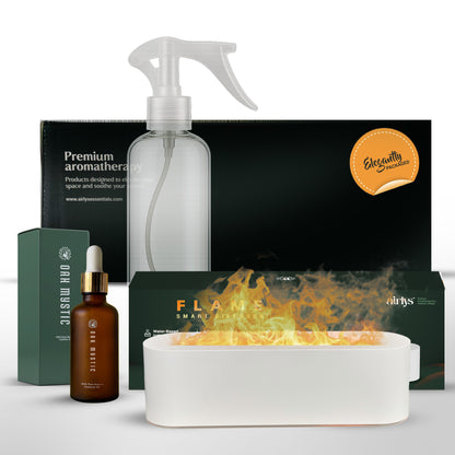 Flame Humidifier Diffuser With 15ML Oil