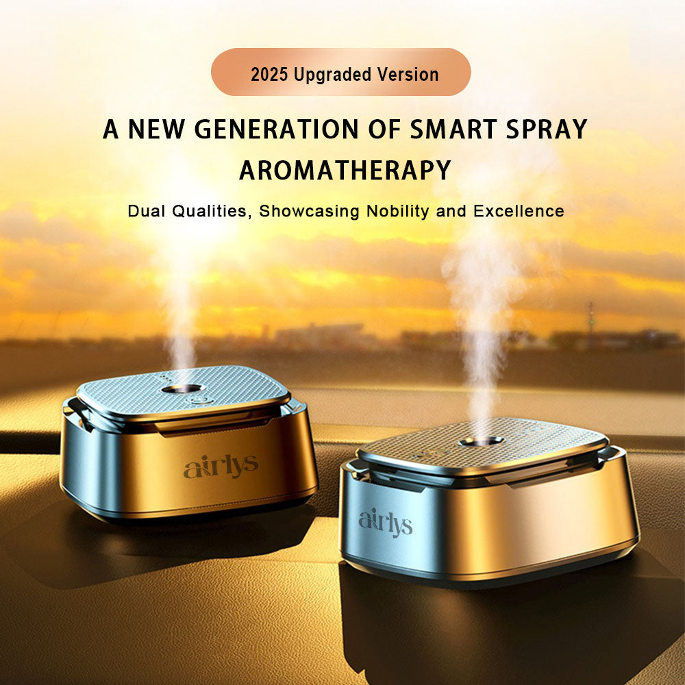 Ultrasonic Smart Aromatherapy Machine – Portable Car Diffuser