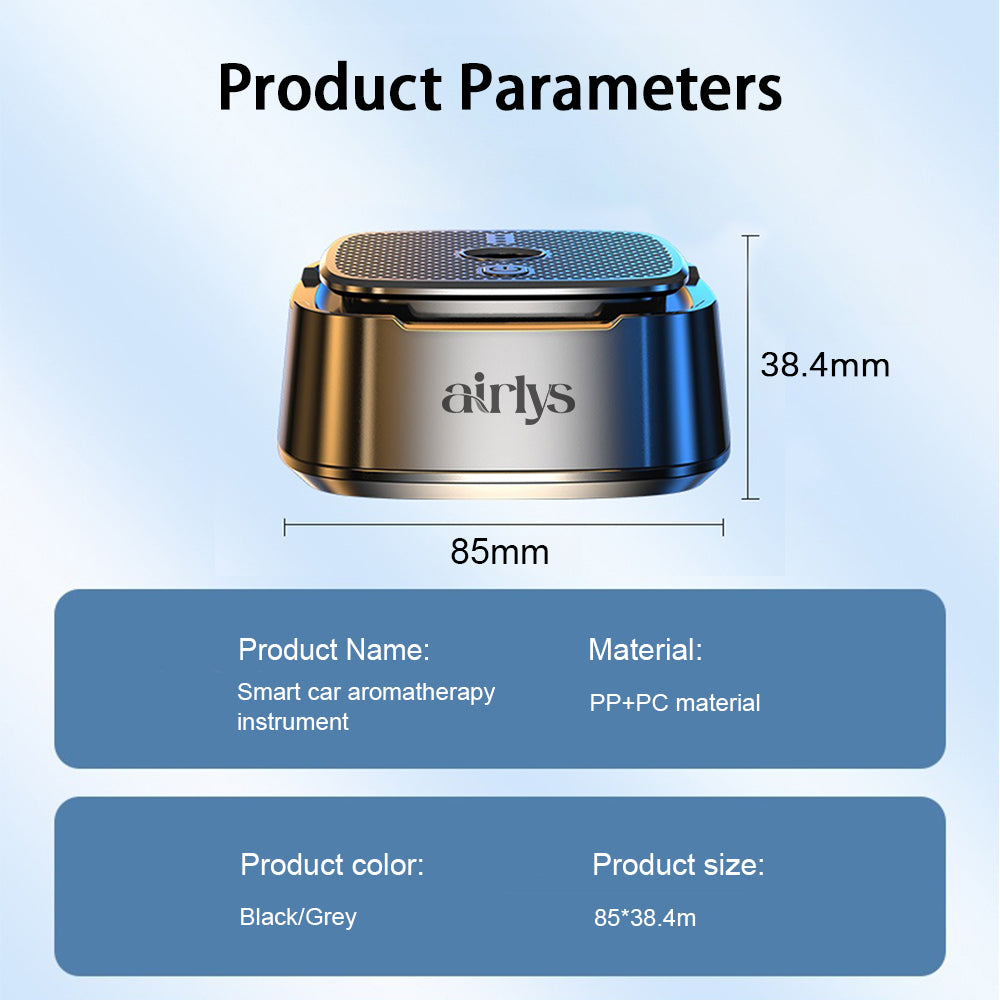 Ultrasonic Smart Aromatherapy Machine – Portable Car Diffuser