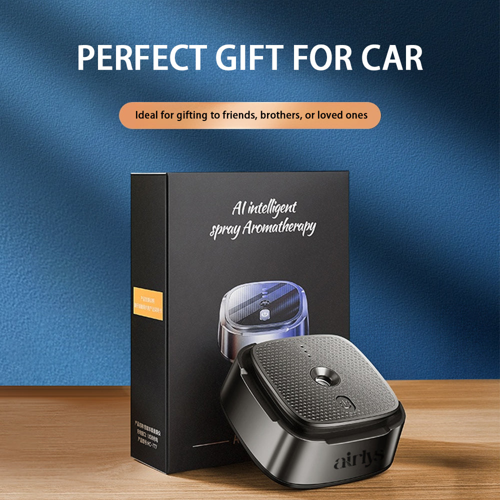 Ultrasonic Smart Aromatherapy Machine – Portable Car Diffuser