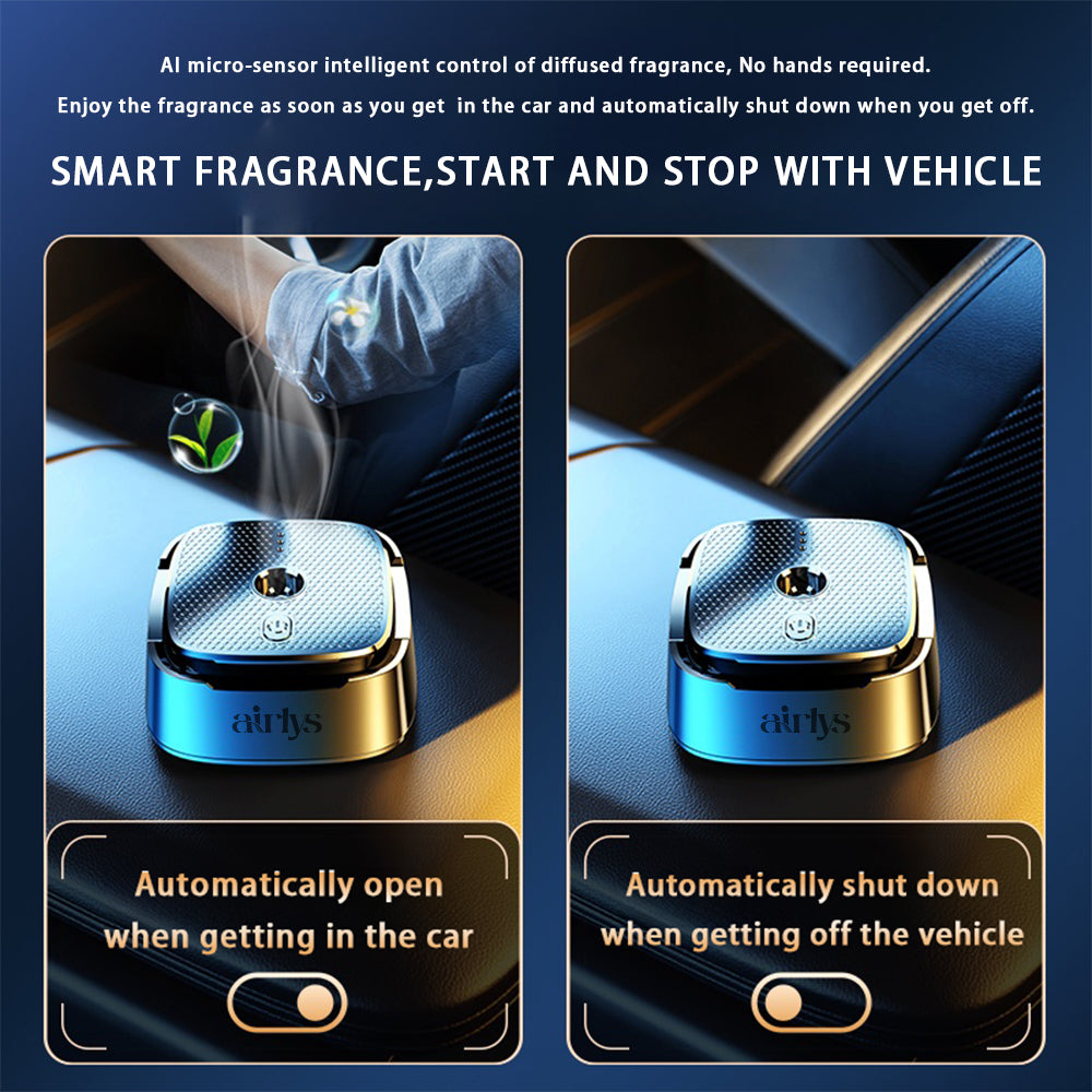 Ultrasonic Smart Aromatherapy Machine – Portable Car Diffuser
