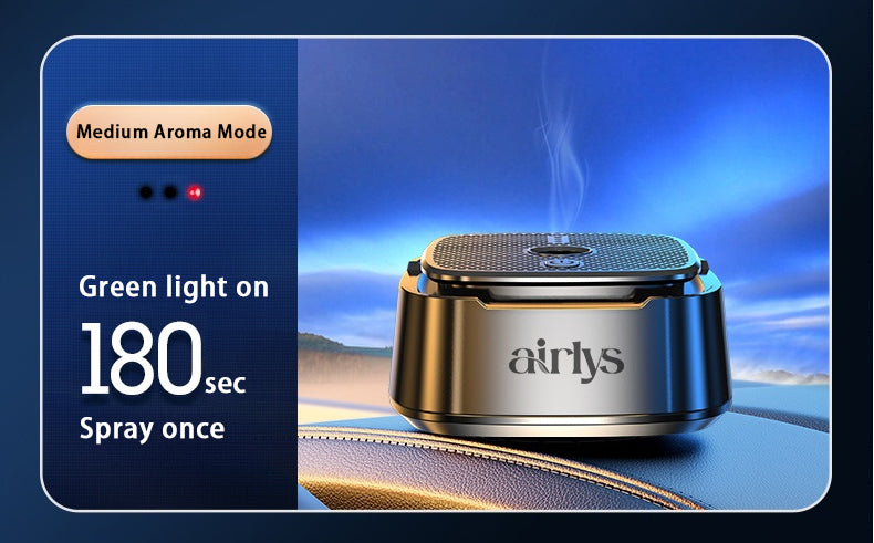 Ultrasonic Smart Aromatherapy Machine – Portable Car Diffuser